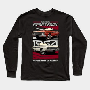 Plymouth Sport Fury Classic Car Long Sleeve T-Shirt
